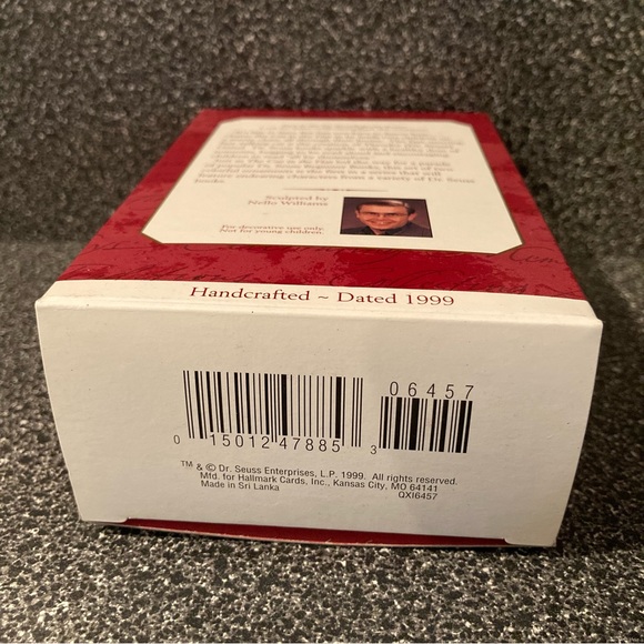 NWT Vintage Hallmark 1999 Keepsake Ornament “The Cat in the Hat” - Picture 3 of 11